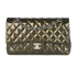 Medium Stripe Double Classic Flap, front view
